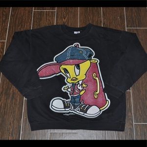 Vintage tweety looney tunes sweater